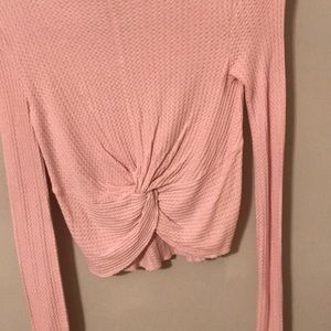 NWOT Free People Movement twist back thermal crop